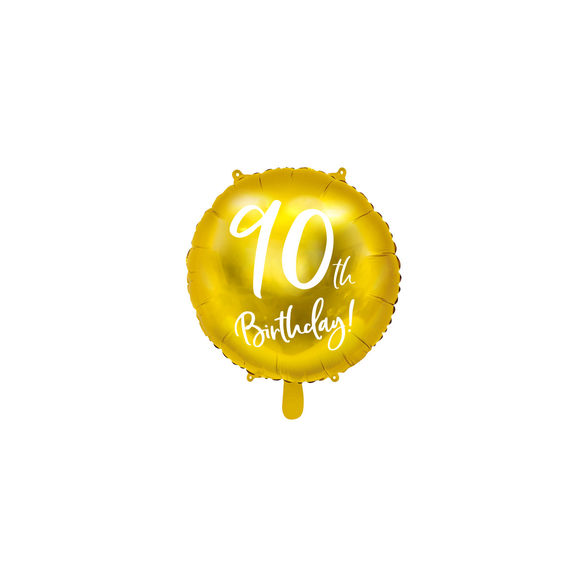 Ballon Anniversaire jaune gold 90 ans