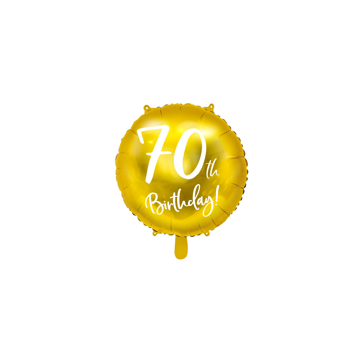 Ballon Anniversaire jaune gold 70 ans