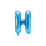 Ballon Lettre H bleu