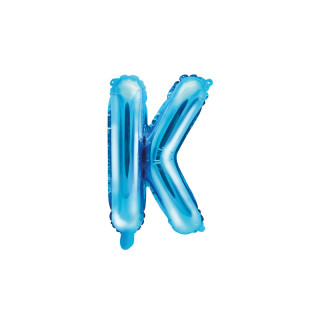 Ballon Lettre K bleu