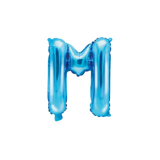 Ballon Lettre M bleu