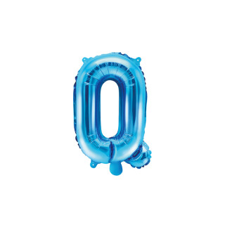 Ballon Lettre Q bleu