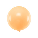 Ballon géant de Baudruche 1m Pêche Pastel