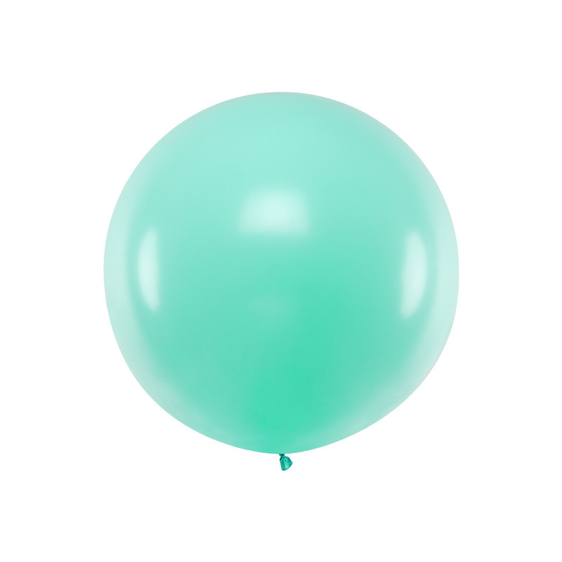 Ballon géant de Baudruche 1 mètre Menthe Pastel