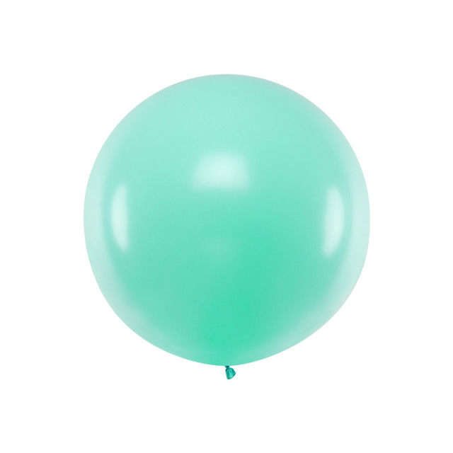 Ballon géant de Baudruche 1 mètre Menthe Pastel