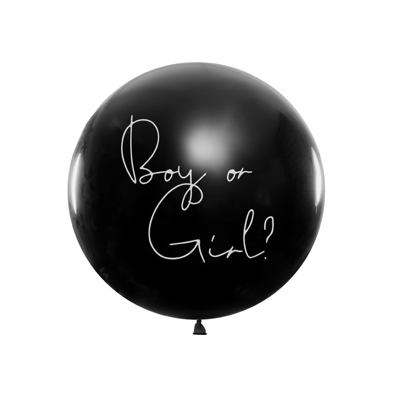 Ballon géant baudruche "Boy or Girl ?" Fille 1m