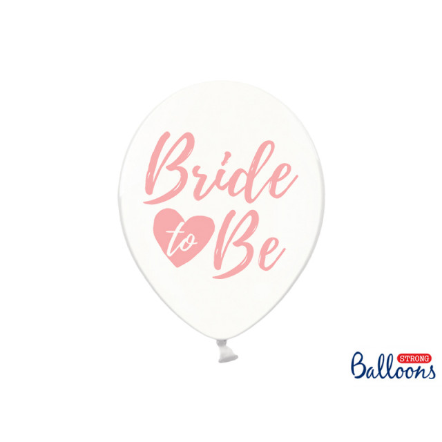 Ballon de baudruche EVJF Bride To Be rose