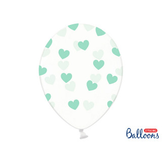 Ballon de baudruche coeur Heart Menthe