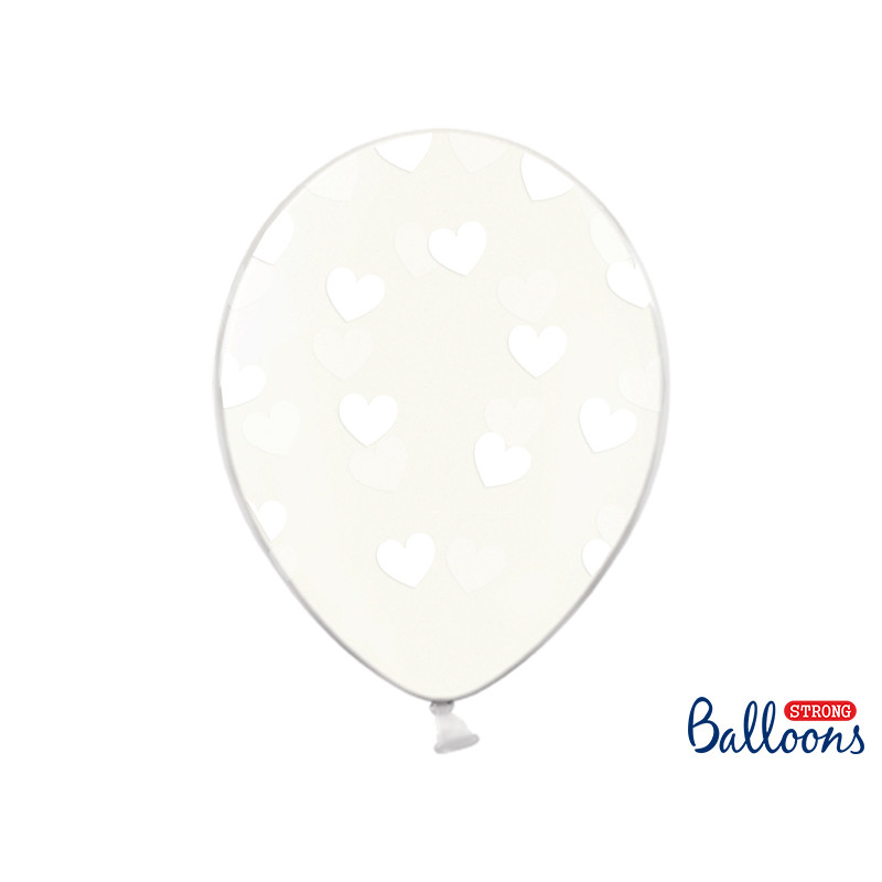 Ballon de baudruche coeur Heart Blanc