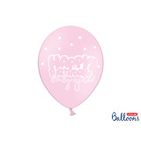 Ballon de baudruche Rose anniversaire Baby Girl