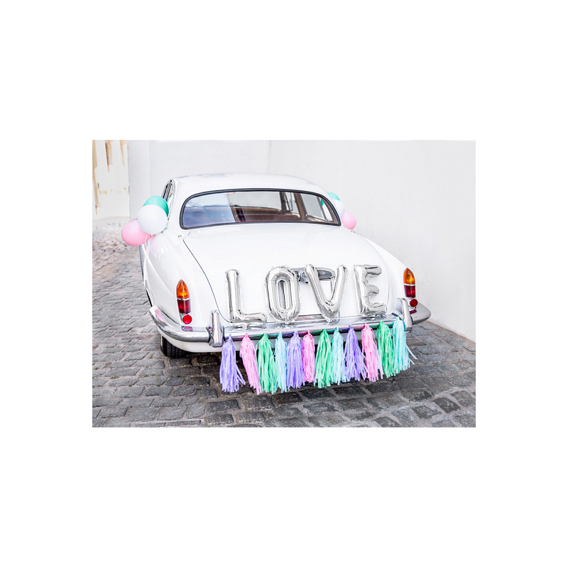 Kit Déco Voiture Mariage love multicolore