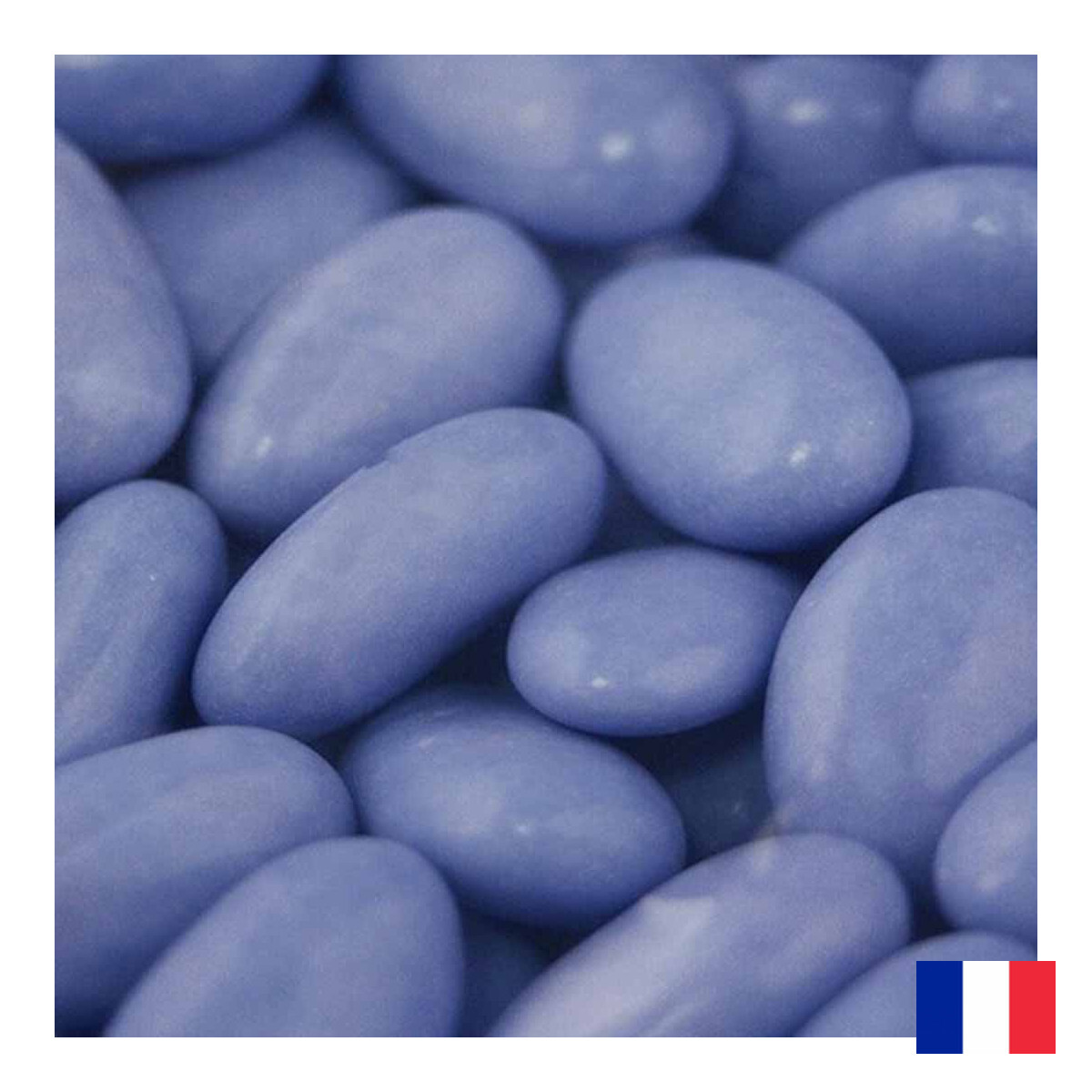 Dragées Guimauve Bleu - 500g - Pécou