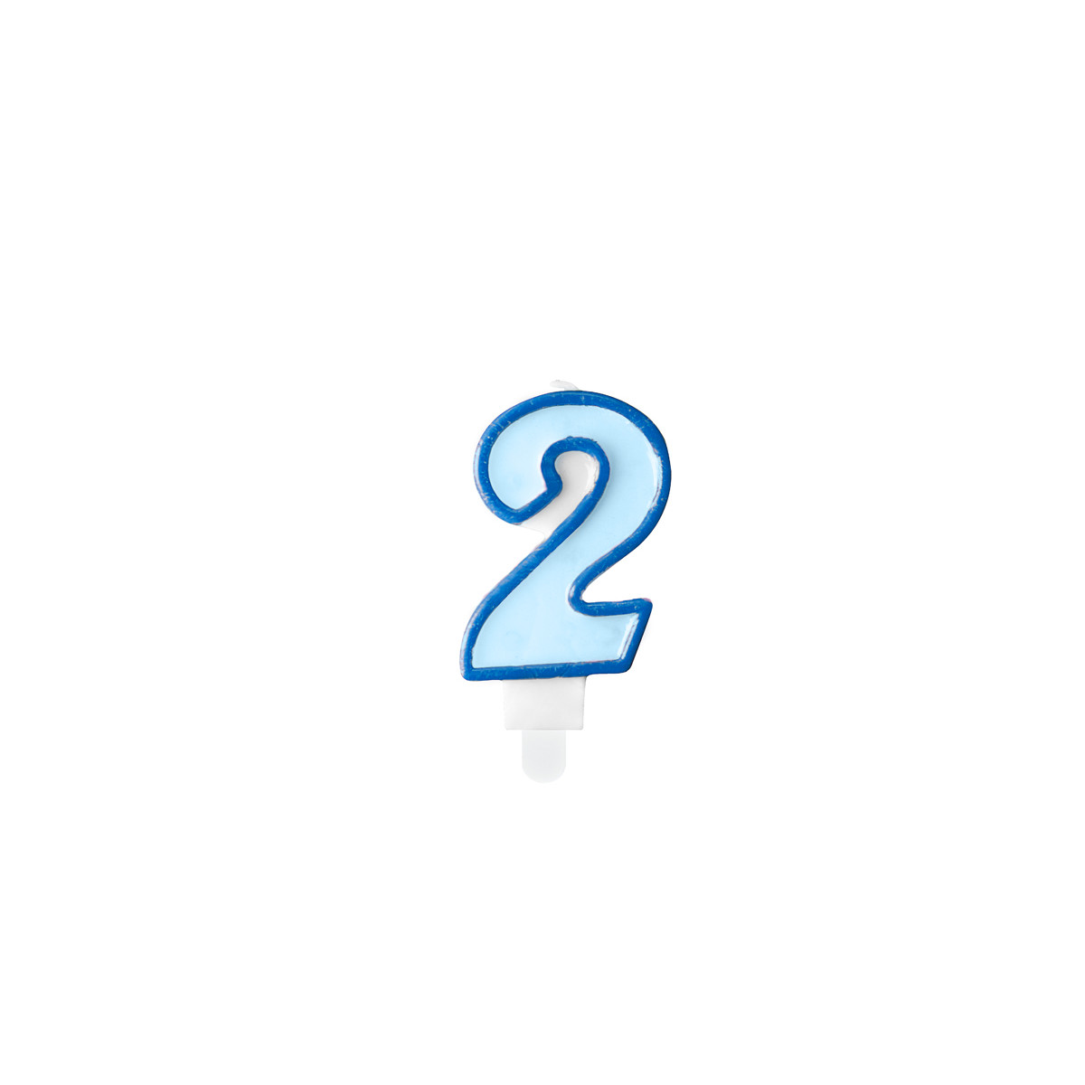 Bougie Anniversaire Garcon 2 Ans Bleu