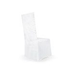 Housse Chaise Mariage satin blanc