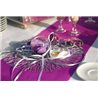 Set De Table Sinamay Argent x 4