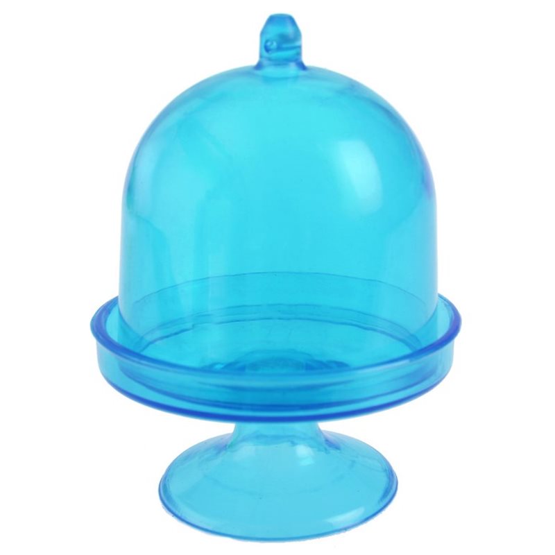 Cloche dragées transparente x 4