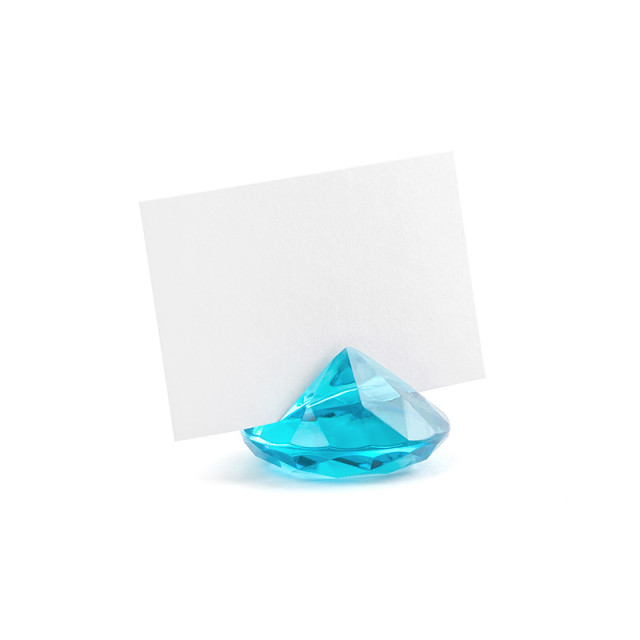 Marque place diamant turquoise