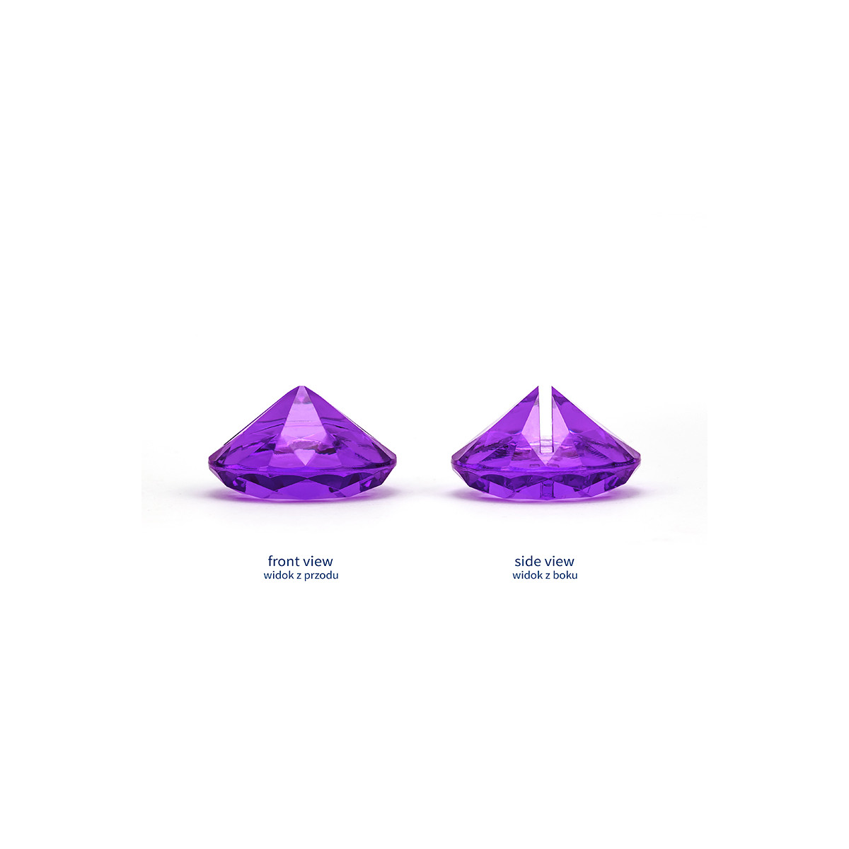 Marque place diamant violet