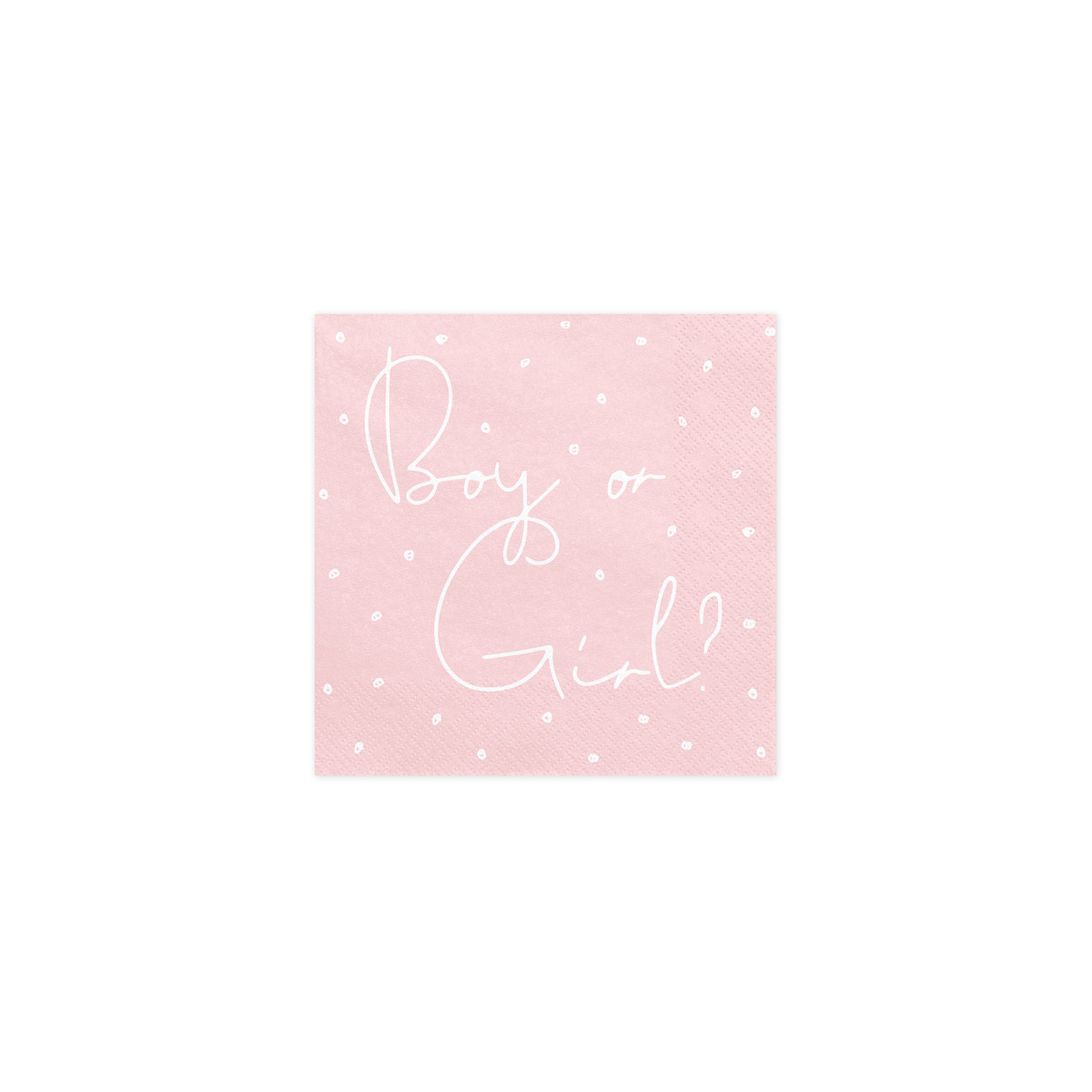 Serviettes Papier boy or girl rose et bleu