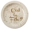 Assiette C'est la Fête x 10