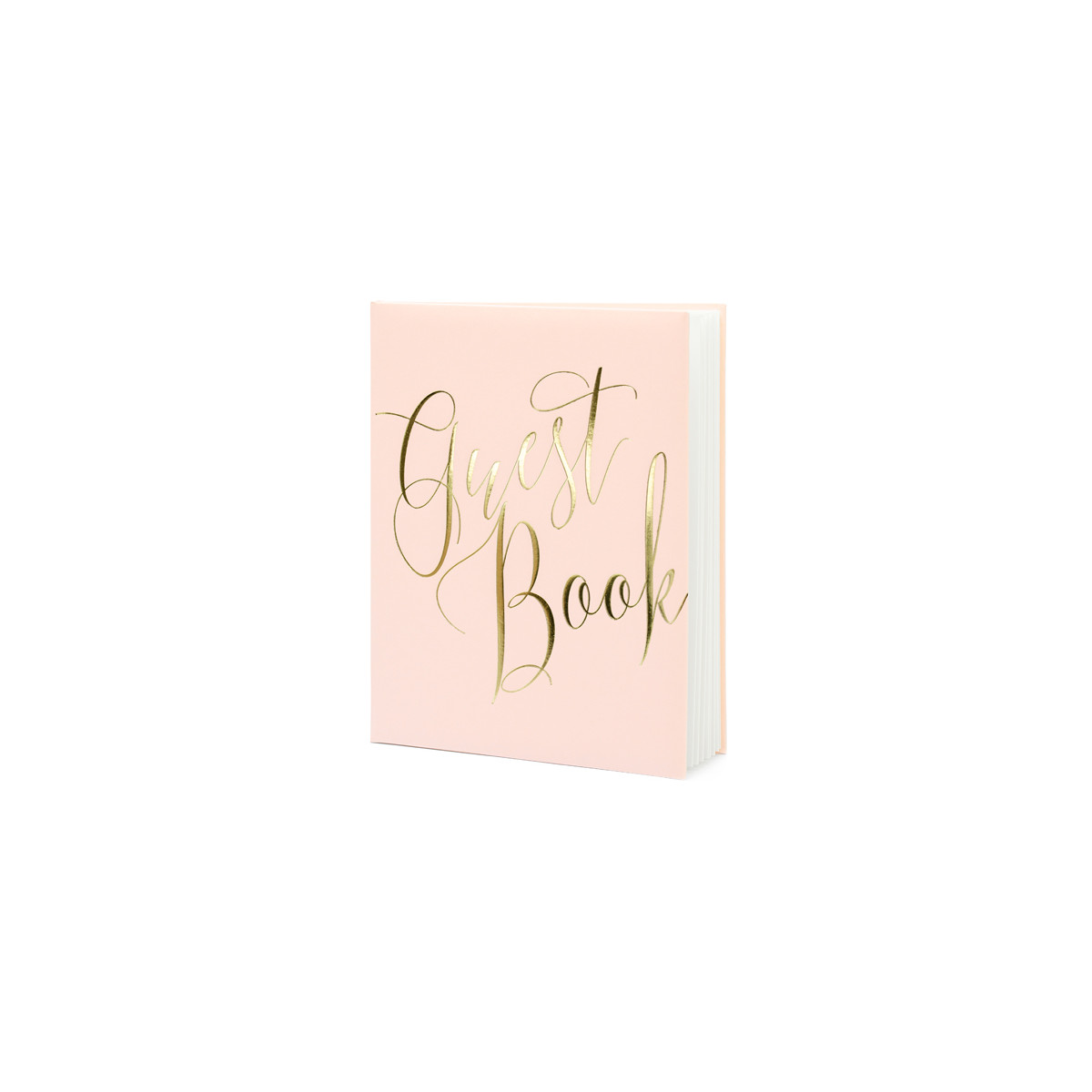 Livre d'or Rose Guest book doré