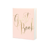 Livre d'or Rose Guest book doré