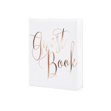 Livre d'or Blanc Guest Book rose gold