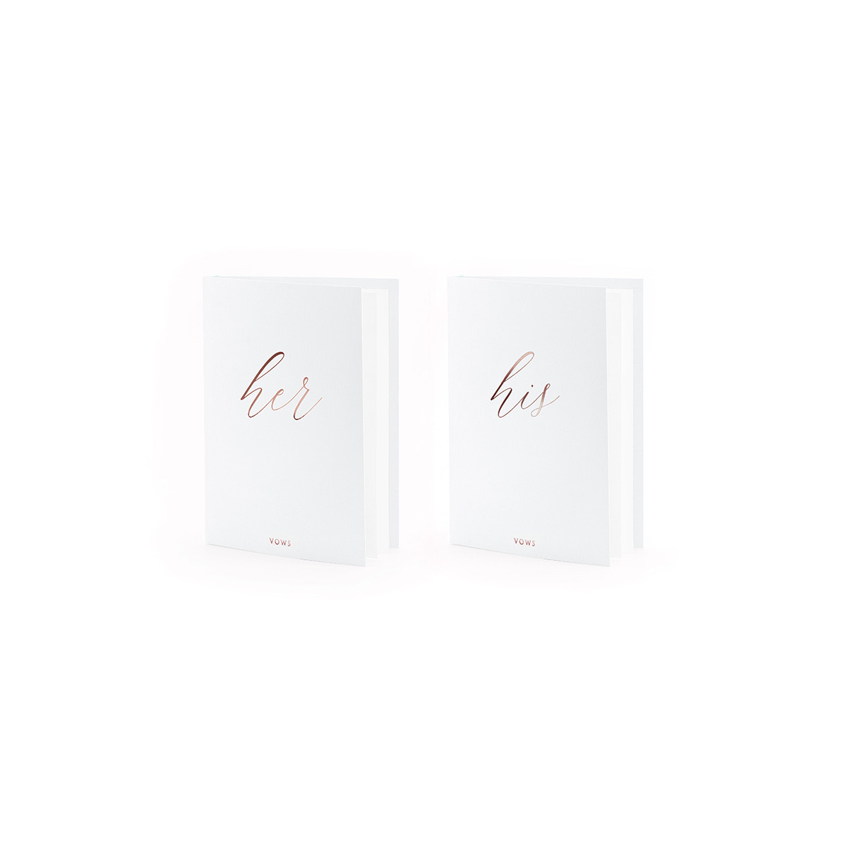 Livre de voeux Her et His Blanc et Or