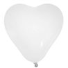 Ballon de Baudruche coeœur Blanc x 8