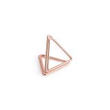 Support marque place triangle rose gold