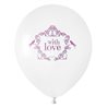 Ballon de Baudruche Vintage Rose x 8
